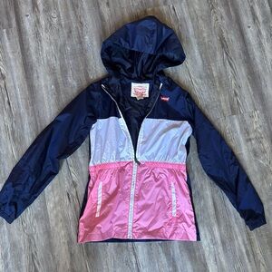 Levi's Kids Colorblock Jacket - Pink, White, and Blue